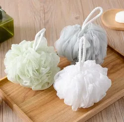 Colorful Mesh Shower Puff Bath Ball Loofahs (1 pc)